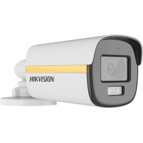Camera supraveghere ColorVu Hikvision DS-2CE12DF3T-LFS-2.8mm, 2MP, Smart Hybrid Light, 2.8mm, Microfon, IP67